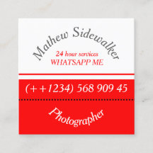 Cool Trendy Red and White Cubic