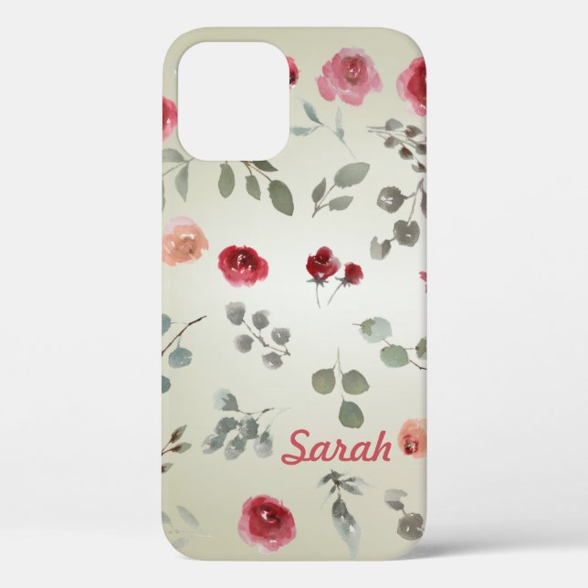 Cool Trendy Rose Case-Mate iPhone Case (Back)