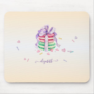 Cool Trendy Watercolor Macarons  Mouse Mat