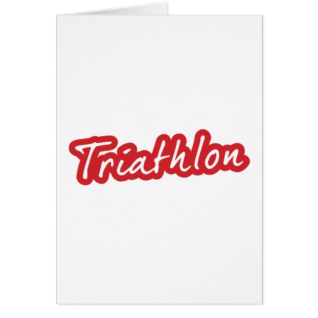 Cool Triathlon design (Front)