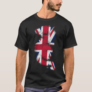Cool Trippy dragon EDM raves techno United kingdom T-Shirt