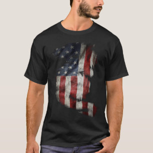 Cool Trippy Japanese dragon EDM raves techno Ameri T-Shirt