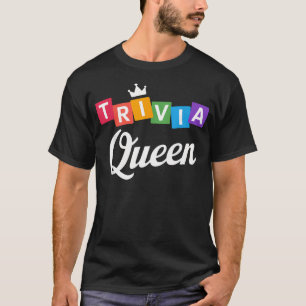 Cool Trivia Art For Women Girls Trivia Night T-Shirt