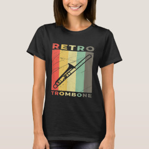 Cool Trombone Art Silhouette for a Brass Lover T-S T-Shirt