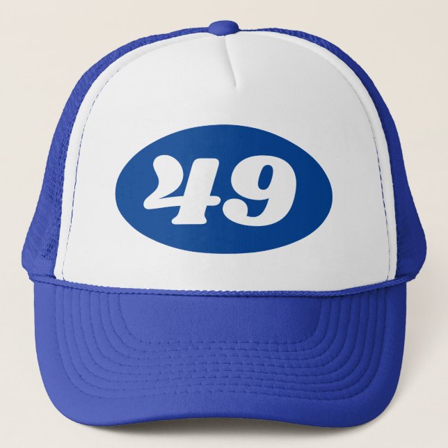 Cool trucker hat men's 49th Birthday party! (Front)