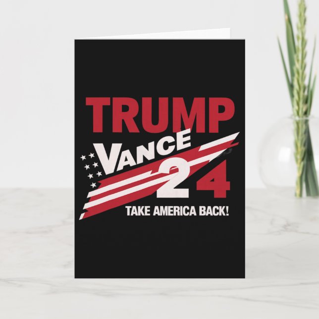 Cool Trump Vance Design  Card (Front)
