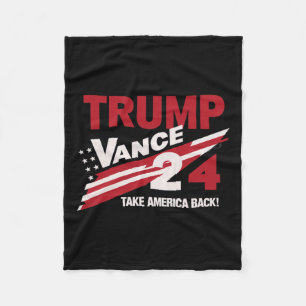 Cool Trump Vance Design Fleece Blanket