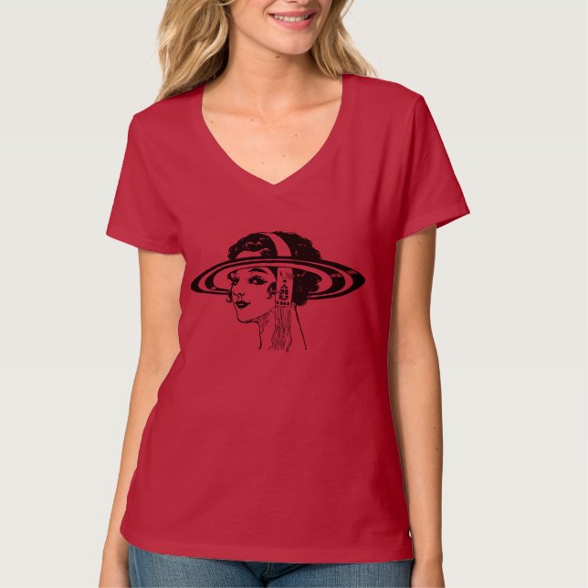 Cool TShirt Designs (Saturn Hat) (Front)
