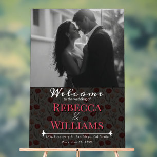 Cool Tulip Flower Traditional Wedding Signs
