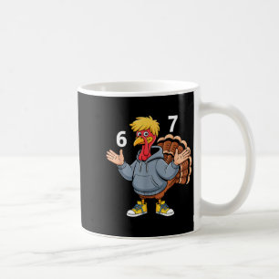 Cool Turkey 67 Funny Hip Hop Hoodie 67 Thanksgivin Coffee Mug