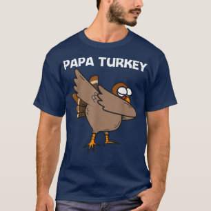 Cool Turkey Design For Men Dad Forest Wild Animal T-Shirt