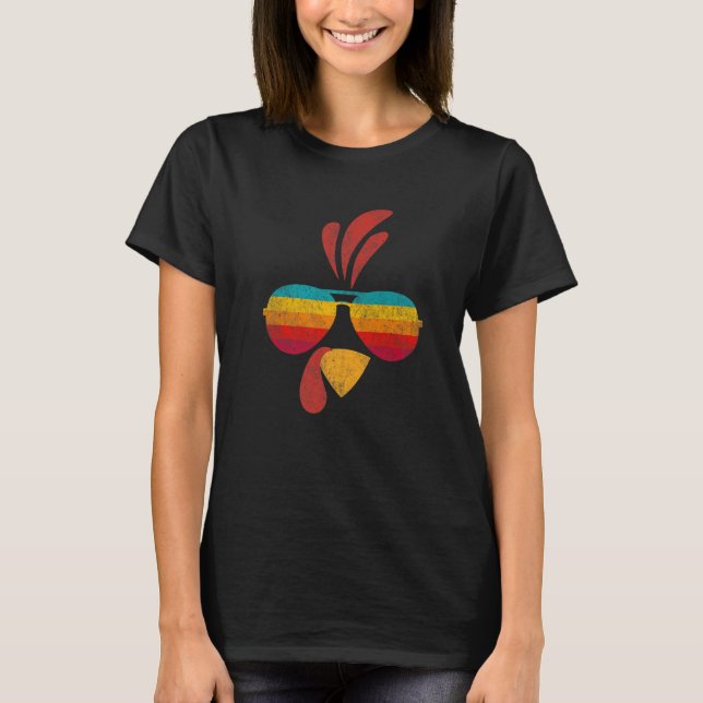 Cool Turkey Face With Sunglasses  Thanksgiving Wom T-Shirt (Front)