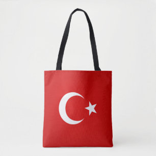 Cool Turkey Flag Fashion Tote Bag