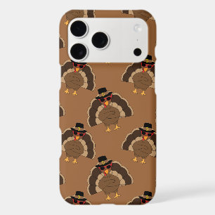 Cool Turkey Thanksgiving fun brown pattern