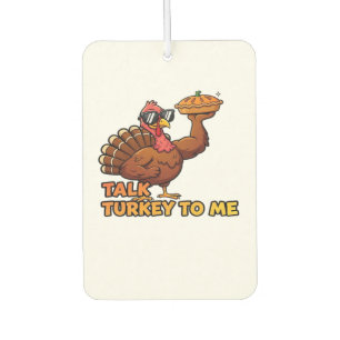 Cool Turkey Thanksgiving Funny Classic T-Shirt.png Car Air Freshener