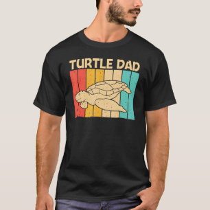Cool Turtle For Dad Father Sea Turtle Aquatic Anim T-Shirt