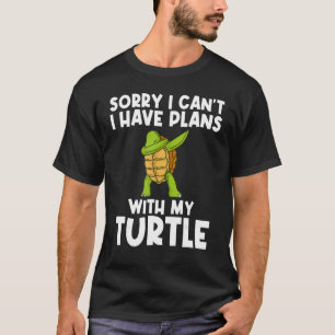 Cool Turtle For Men Women Dabbing Sea Tortoise She T-Shirt