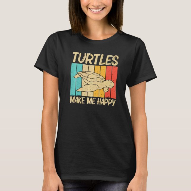 Cool Turtle For Men Women Sea Turtle Aquatic Anima T-Shirt (Front)