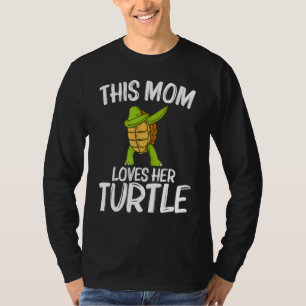 Cool Turtle For Mom Mama Dabbing Sea Tortoise Shel T-Shirt