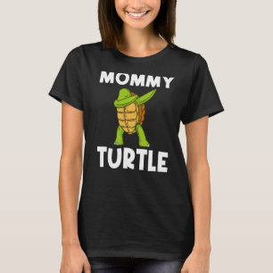 Cool Turtle For Women Mum Dabbing Sea Tortoise She T-Shirt