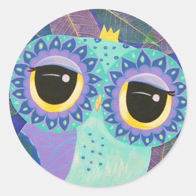 Cool Twilight Classic Round Sticker (Front)