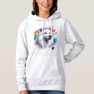 Cool Typography Name Pet's Simple Modern Hoodie