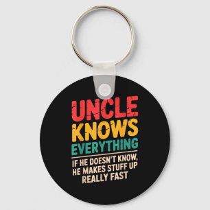 Cool Uncle Design For Uncle Men From Nephew Niece Key Ring