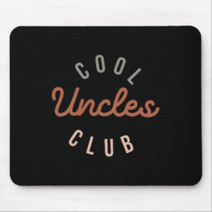 Cool Uncles Club Best Uncle Ever Funny Pocket Fath Mouse Mat