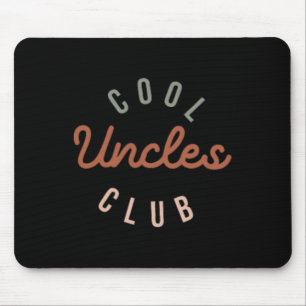 Cool Uncles Club Best Uncle Ever Funny Pocket Fath Mouse Mat