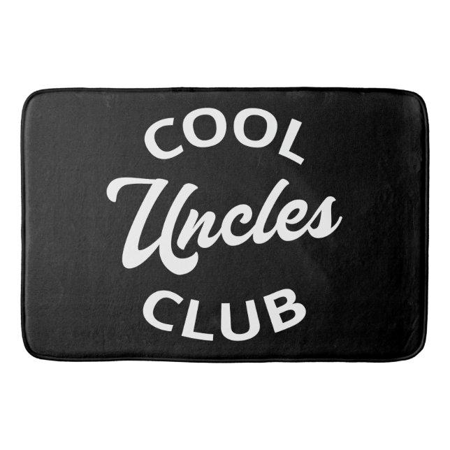 Cool Uncles Club I Bath Mat (Front)