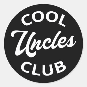 Cool Uncles Club I Classic Round Sticker