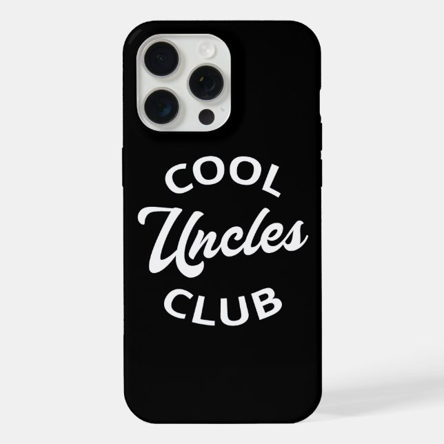 Cool Uncles Club I iPhone Case (Back)