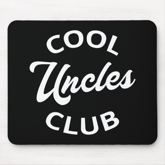 Cool Uncles Club I Mouse Mat (Front)