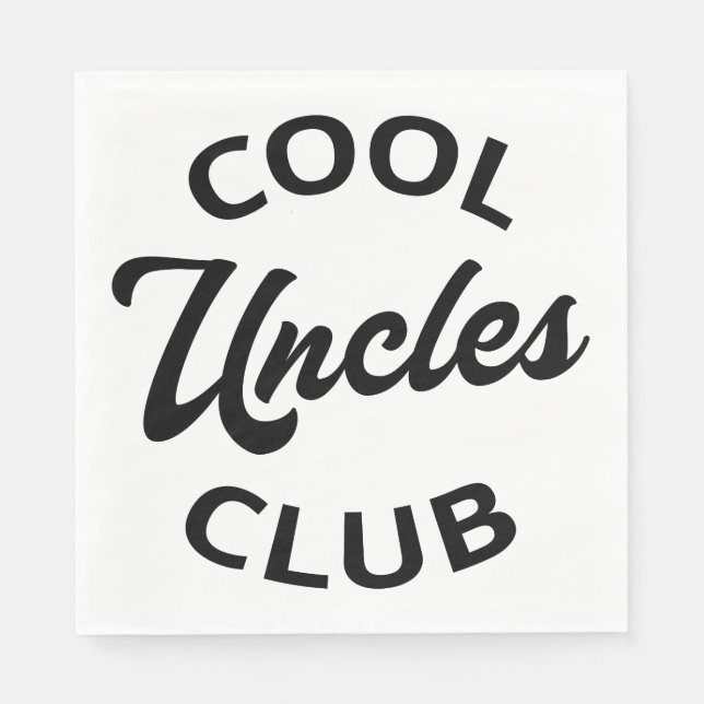 Cool Uncles Club I Napkin (Front)