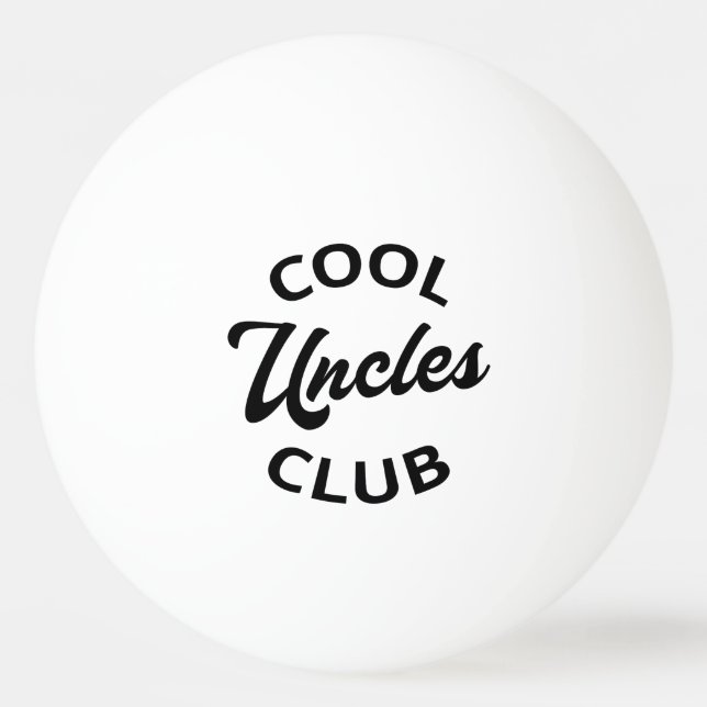 Cool Uncles Club I Ping Pong Ball (Front)