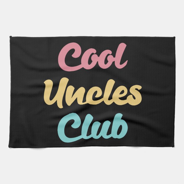 Cool Uncles Club II Tea Towel (Horizontal)