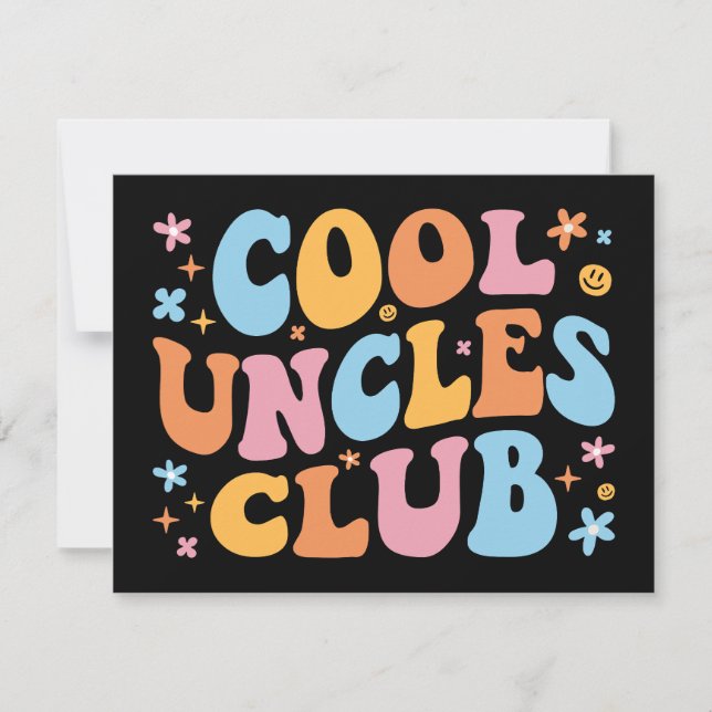 Cool Uncles Club III Card (Front)