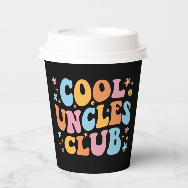 Cool Uncles Club III Paper Cups (Front)