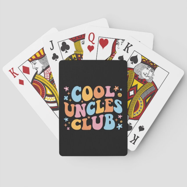 Cool Uncles Club III Playing Cards (Back)