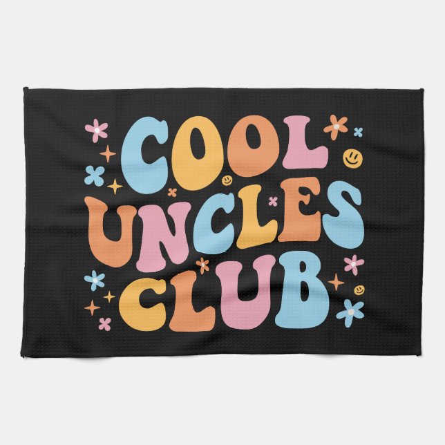 Cool Uncles Club III Tea Towel (Horizontal)