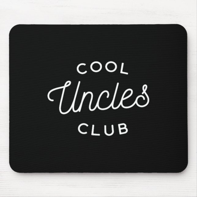 Cool Uncles Club  Mouse Mat (Front)