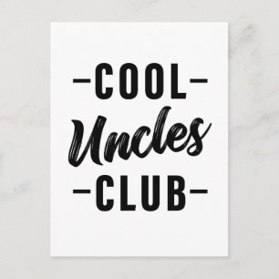 Cool Uncles Club Postcard