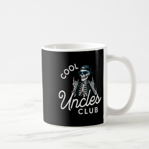 Cool Uncles Club Shirt Funny Skeleton Men Uncle  Coffee Mug