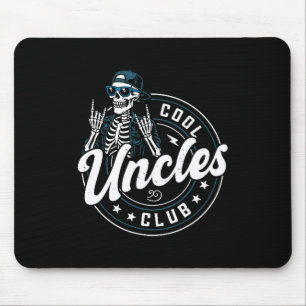 Cool Uncles Club Shirt Funny Skeleton Uncle Men  Mouse Mat