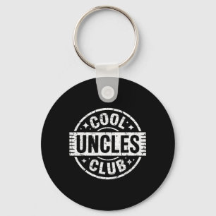 Cool Uncles Club Shirt Funny Uncle Men Fathers Day Key Ring