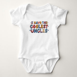 Cool Uncles Hockey Infant One Piece  Baby Bodysuit