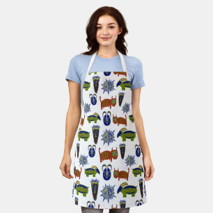Cool Uneven Pattern Apron