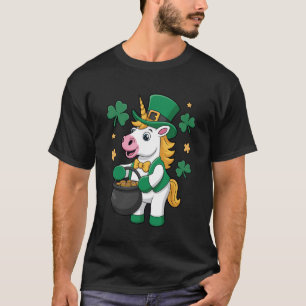 Cool Unicorn for St Patricks Day Lepricorn Lucky S T-Shirt