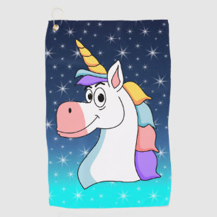 Cool Unicorn Golf Towel