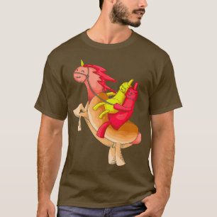 Cool Unicorn Hotdog Funny Horned Horse Food T-Shirt